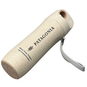Patagonia Biodegradable Wheat Straw Water Bottle W/ Lid & Strap Travel Quasar